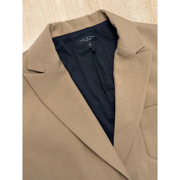 Rag & Bone Nancy Wool Blazer Size 10 - Picture 3 of 6